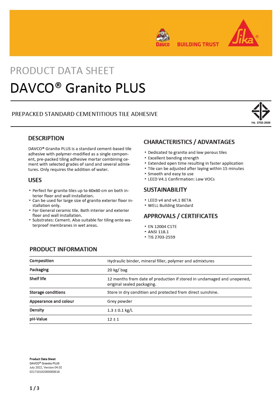 DAVCO® Granito PLUS