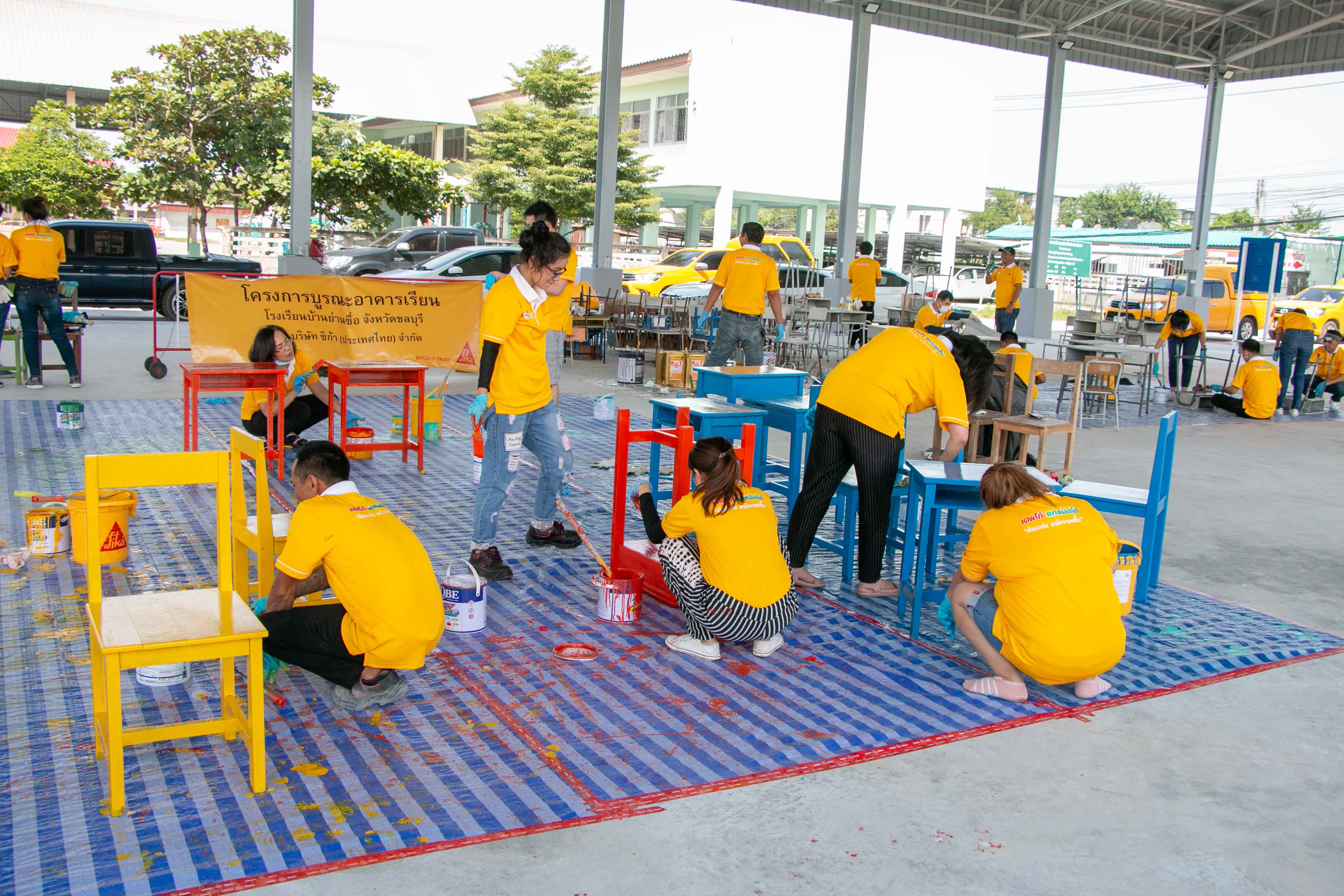 Sika Thailand renovation school Baan Yan Sue