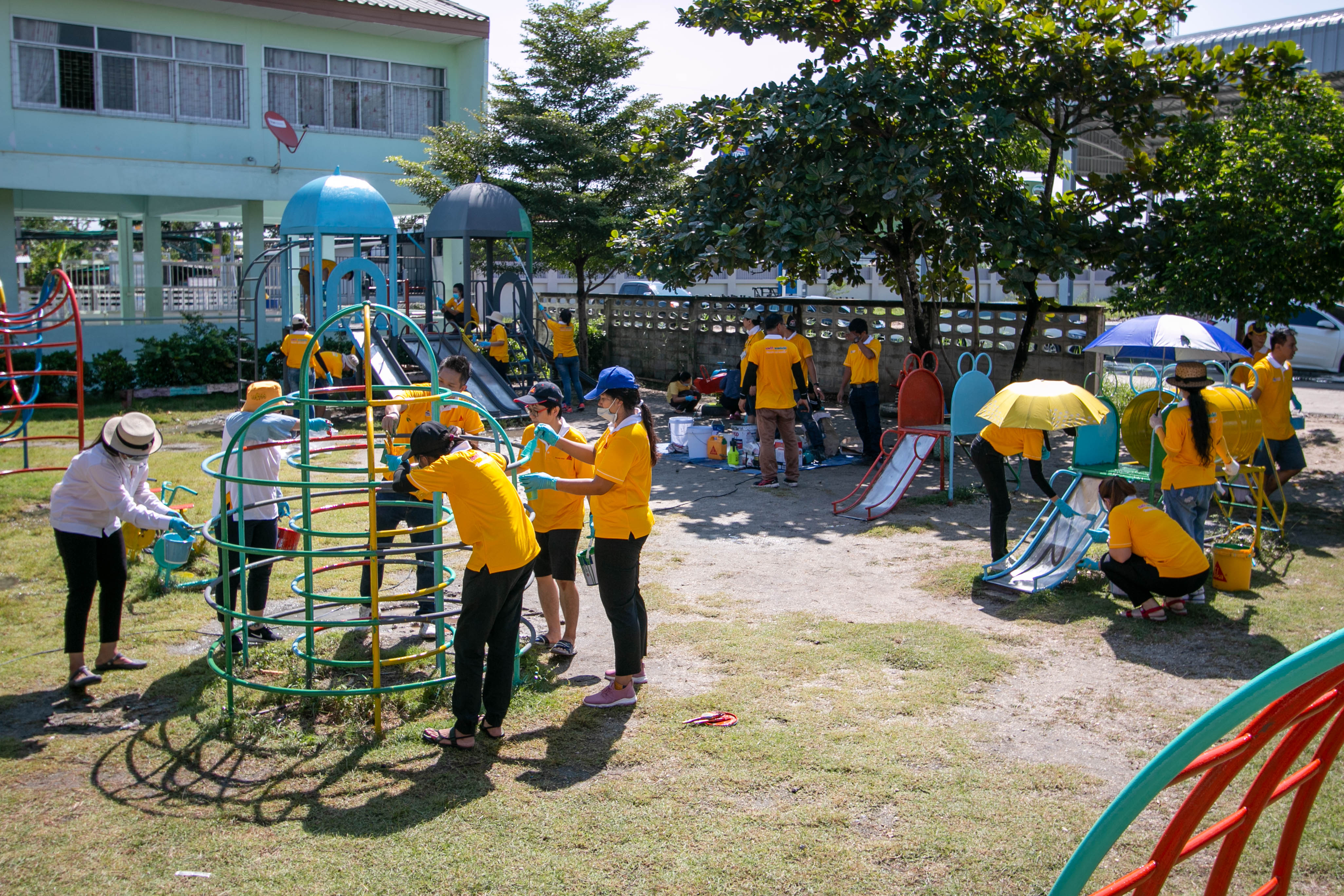 Sika Thailand renovation school Baan Yan Sue